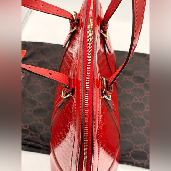 Gucci Nice Microguccissima Bag - Red - Picture 5 of 14